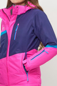Купить Горнолыжная куртка женская розового цвета 551901R, фото 5