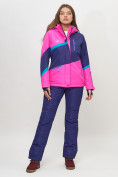 Купить Горнолыжная куртка женская розового цвета 551901R, фото 6