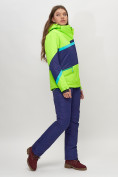 Купить Горнолыжная куртка женская салатового цвета 551901Sl, фото 18