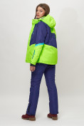 Купить Горнолыжная куртка женская салатового цвета 551901Sl, фото 19