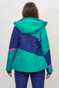 Купить Горнолыжная куртка женская зеленого цвета 551901Z, фото 4