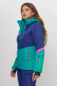 Купить Горнолыжная куртка женская зеленого цвета 551901Z, фото 7