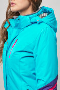Купить Горнолыжная куртка женская голубого цвета 551911Gl, фото 12