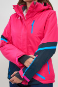 Купить Горнолыжная куртка женская розового цвета 551911R, фото 9