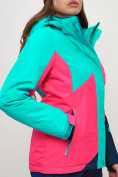 Купить Горнолыжная куртка женская бирюзового цвета 551913Br, фото 7