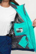 Купить Горнолыжная куртка женская бирюзового цвета 551913Br, фото 9