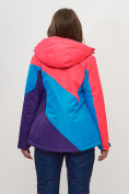 Купить Горнолыжная куртка женская малинового цвета 551913M, фото 3