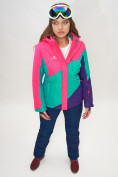 Купить Горнолыжная куртка женская розового цвета 551913R, фото 6