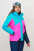 Купить Горнолыжная куртка женская синего цвета 551913S, фото 8