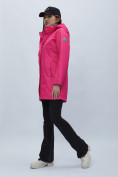Купить Парка женская с капюшоном розового цвета 551992R, фото 3