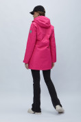 Купить Парка женская с капюшоном розового цвета 551992R, фото 5