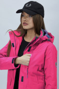 Купить Парка женская с капюшоном розового цвета 551995R, фото 10