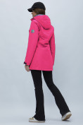 Купить Парка женская с капюшоном розового цвета 551995R, фото 4