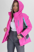 Купить Горнолыжная куртка женская розового цвета 552001R, фото 16