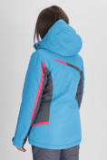 Купить Горнолыжная куртка женская синего цвета 552001S, фото 3