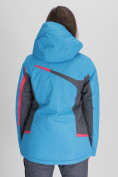 Купить Горнолыжная куртка женская синего цвета 552001S, фото 5