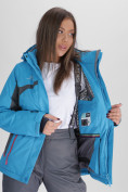 Купить Горнолыжная куртка женская синего цвета 552001S, фото 8
