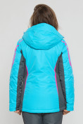 Купить Горнолыжная куртка женская голубого цвета 552002Gl, фото 4