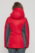 Купить Горнолыжная куртка женская красного цвета 552002Kr, фото 4