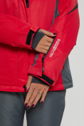 Купить Горнолыжная куртка женская красного цвета 552002Kr, фото 6