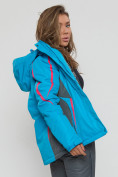 Купить Горнолыжная куртка женская синего цвета 552002S, фото 8