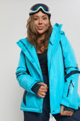 Купить Горнолыжная куртка женская big size голубого цвета 552012Gl, фото 6