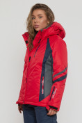 Купить Горнолыжная куртка женская big size красного цвета 552012Kr, фото 2