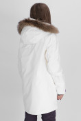 Купить Парка женская с мехом зимняя большого размера белого цвета 552021Bl, фото 11