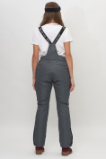 Купить Полукомбинезон брюки горнолыжные женские темно-серого цвета 55221TC, фото 5