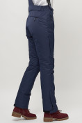 Купить Полукомбинезон брюки горнолыжные женские темно-синего цвета 55221TS, фото 9