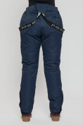 Купить Полукомбинезон брюки горнолыжные больших размеров темно-синего цвета 55222TS, фото 14