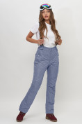 Купить Полукомбинезон брюки горнолыжные женские серого цвета 55223Sr, фото 7