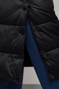 Купить Пальто утепленное молодежное зимнее женское черного цвета 57997Ch, фото 12