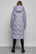 Купить Пальто утепленное молодежное зимнее женское голубого цвета 586828Gl, фото 4