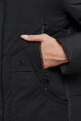 Купить Зимняя женская куртка молодежная с капюшоном черного цвета 589006Ch, фото 12