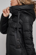 Купить Пальто утепленное молодежное зимнее женское черного цвета 589098Ch, фото 14