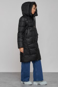 Купить Пальто утепленное молодежное зимнее женское черного цвета 589098Ch, фото 6