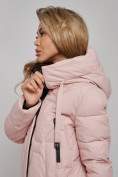 Купить Пальто утепленное молодежное зимнее женское розового цвета 589899R, фото 18