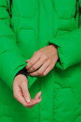 Купить Пальто утепленное молодежное зимнее женское зеленого цвета 589899Z, фото 13