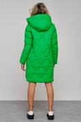 Купить Пальто утепленное молодежное зимнее женское зеленого цвета 589899Z, фото 4