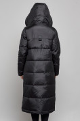 Купить Пальто утепленное молодежное зимнее женское черного цвета 59120Ch, фото 8
