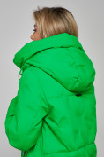 Купить Пальто утепленное молодежное зимнее женское зеленого цвета 59121Z, фото 21