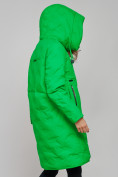 Купить Пальто утепленное молодежное зимнее женское зеленого цвета 59121Z, фото 25