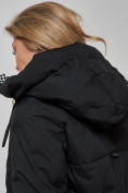 Купить Пальто утепленное молодежное зимнее женское черного цвета 59122Ch, фото 24