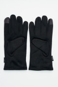 Купить Классические перчатки зимние мужские черного цвета 601Ch, фото 3