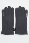 Купить Классические перчатки зимние мужские серого цвета 601Sr, фото 2