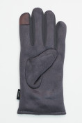 Купить Классические перчатки зимние мужские серого цвета 601Sr, фото 5
