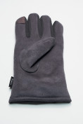 Купить Классические перчатки зимние мужские серого цвета 601Sr, фото 6