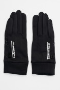 Купить Спортивные перчатки демисезонные женские черного цвета 602Ch, фото 2