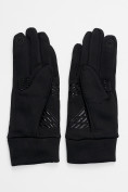 Купить Спортивные перчатки демисезонные женские черного цвета 602Ch, фото 3